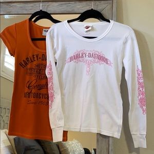 2 Harley Davidson tops